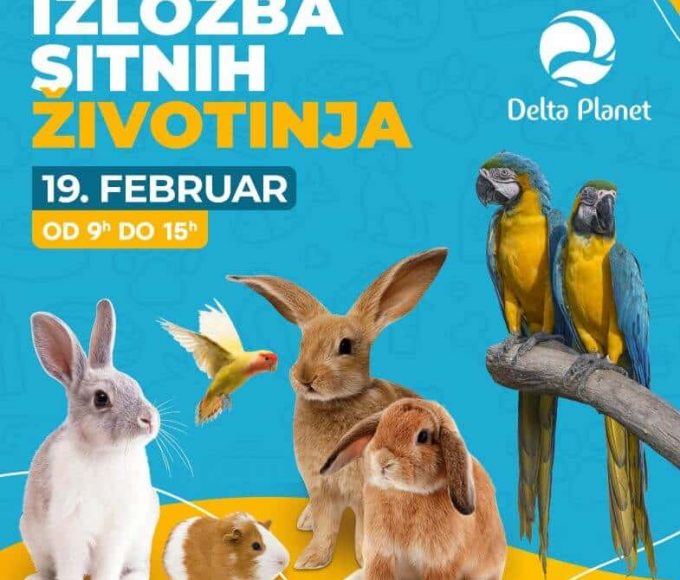 Izložba sitnih životinja 19. februara u Delta Planetu