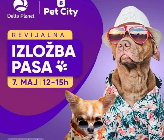 Revijalna izložba pasa 7. maja u Delta Planetu