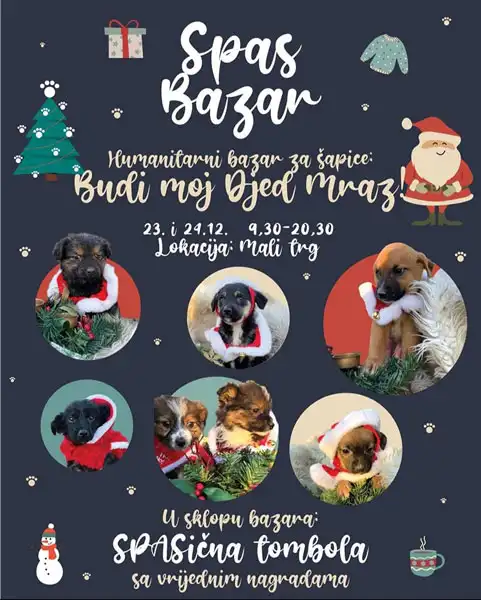 Trodnevni bazar za zbrinjavanje životinja