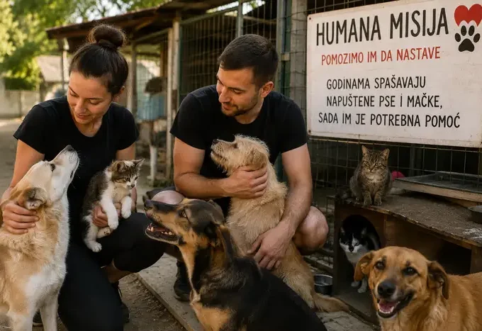 Humana misija dvoje Banjalučana Godinama spašavaju napuštene pse i mačke, sada im je potrebna pomoć
