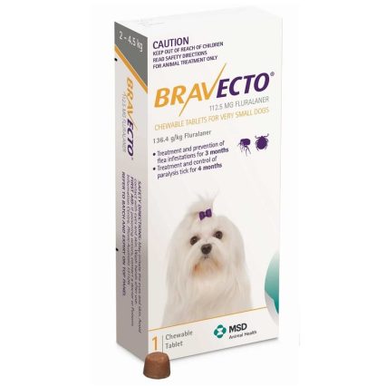 Bravecto 2-4,5kg – 1 komad