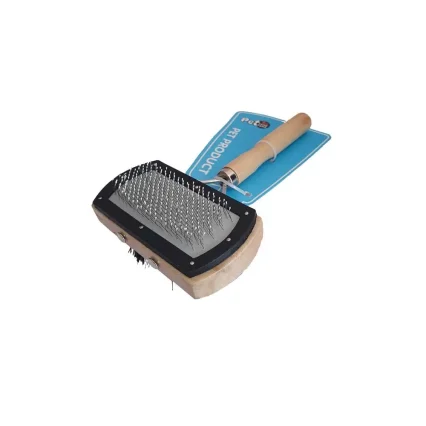 Dvostrana četka za pse drvena