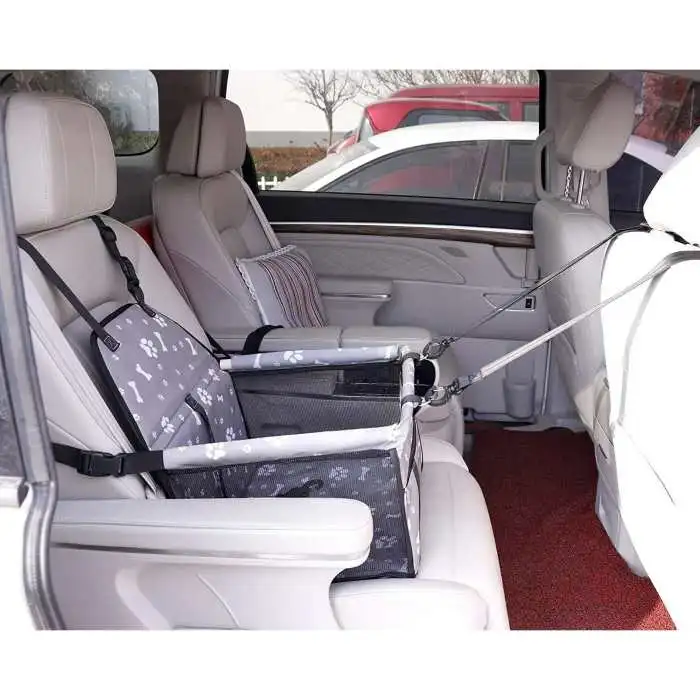Korpa za psa za auto platnena