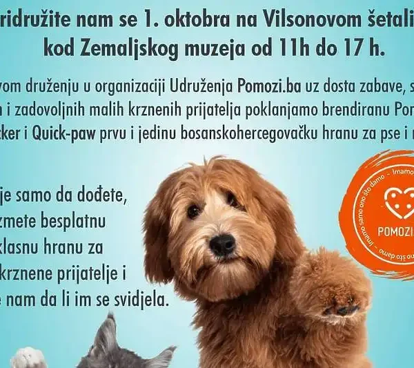 Pomozi.ba i Agrinatura u partnerskoj akciji Volimo i nahranimo cuke i mace