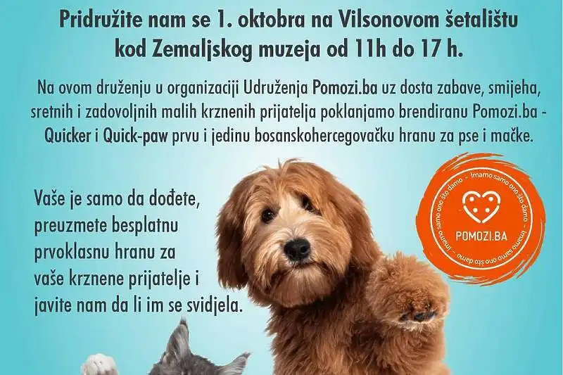 Pomozi.ba i Agrinatura u partnerskoj akciji Volimo i nahranimo cuke i mace