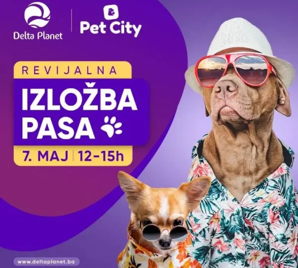 Revijalna izložba pasa 7. maja u Delta Planetu!