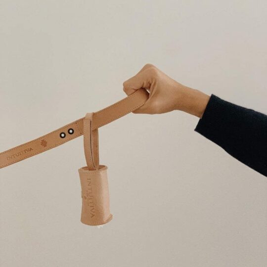 Vegetable tanned dog leash povodac za pse